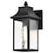 Nuvo Austen Outdoor Small Wall Lantern 1 Light Matte Black Finish 60/5997 - alternate 1